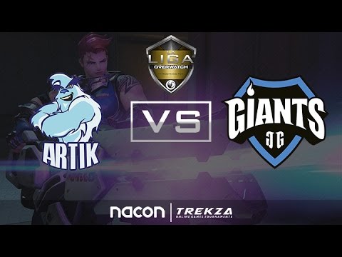 TEAM ARTIK vs GIANTS GAMING - #LigaOW - Jornada 3 - T1