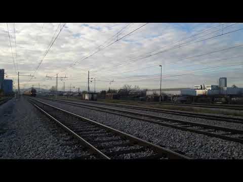 SZ 541-014 with empty cereal train of Tadnppss cars "Veronesi" from Italy to Hungary