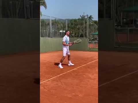 Gustavo Kuerten still has it at 44years old! 🔥