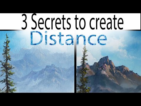 3 Secrets To Creating DEPTH OF FIELD In A Painting!