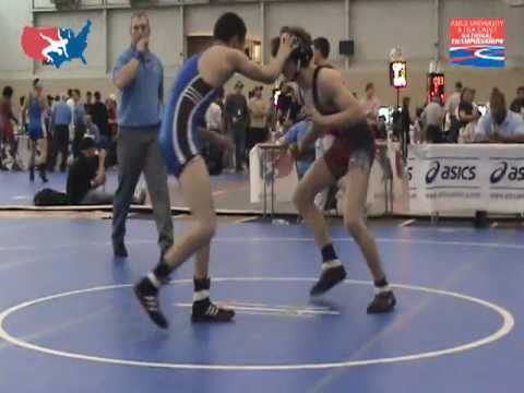 FILA Cadet Freestyle 54kg Final: Jack Clark vs. Thomas Gilman