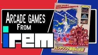 Arcade games from Irem