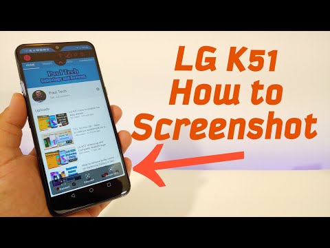 YouTube video about: How do you screenshot on a lg k51?