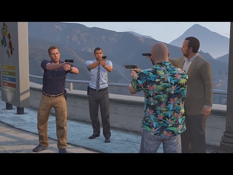GTA 5 - Gameplay Walkthrough Part 32 - The Bureau Raid (Grand Theft Auto V)