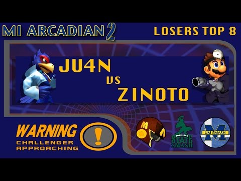 Michigan Arcadian 2 - Ju4n (Falco) vs Zinoto (Doc) Losers Top 8