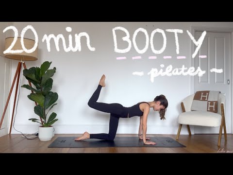 20MIN pilates booty workout // round&firm booty w/no equipment | LIDIAVMERA