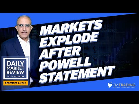 CMTrading Daily Market Review December 1st, 2022 - Markets EXPLODE after Powell Statement.
