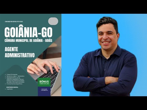 Apostila Concurso Câmara de Goiânia - GO 2026 - Agente Administrativo