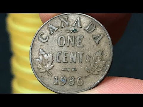 1936 Canada 1 Cent Coin • Values, Information, Mintage, History, and More