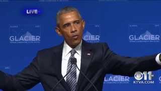 John Kerry & Barack Obama speak at GLACIER - Anchorage, Alaska (Aug. 31, 2015)