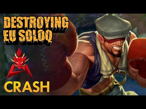 Destroying EU SoloQ: Hong Kong Attitude Crash - Lee Sin Jungle - KDA 24/7/13