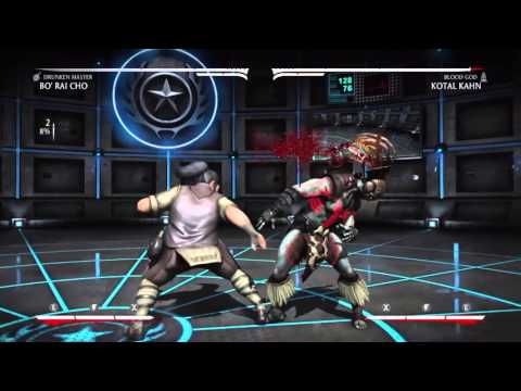 Mortal Kombat X (MKXL) Bo rai cho combos all  variations