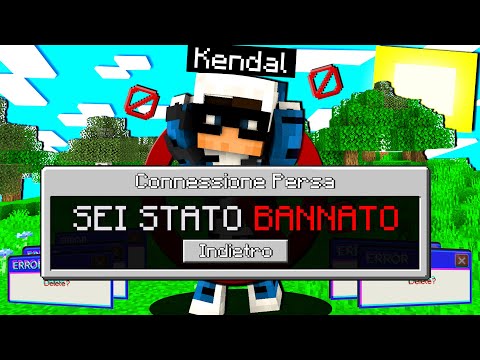SONO STATO BANNATO DA MINECRAFT - ITA