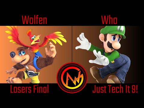 AWG Just Tech It 9 Losers Final - Wolfen (Banjo) Vs Who (Luigi) Smash Ultimate - SSBU