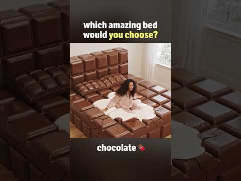 Which Edible Bed Would You Lie Down On? #asmr #oddlysatisfying #relaxing #sleepsounds #aiart