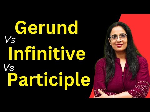 Gerund Vs Infinitive Vs Participle || Basic English Grammar || English With Rani Ma'am