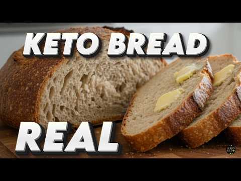 Keto Bread Recipe That Tastes Like Real Bread  Low Carb Sourdough with Lupin Flour