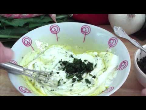 Schichtkäse mit Leinöl