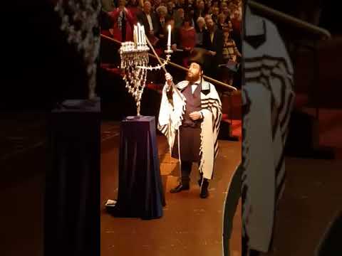 Israel Nachman Hanukkah Candle Lighting In Concert Gebouw Amsterdam