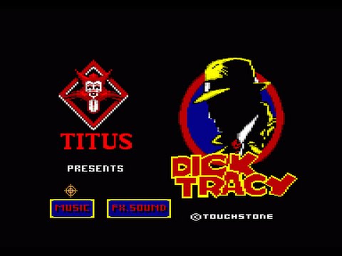 Dick Tracy Review for the Amstrad CPC by John Gage