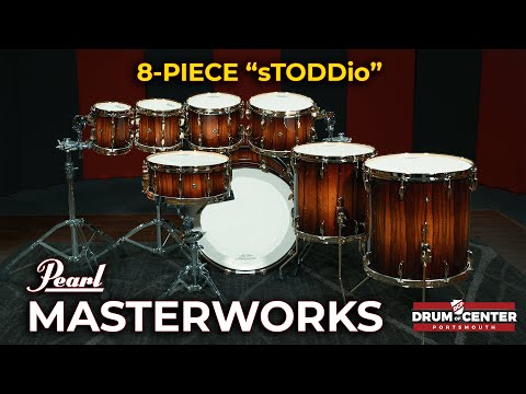 Pearl Masterworks 8-Piece Drum Set Demo - The "sTODDio"