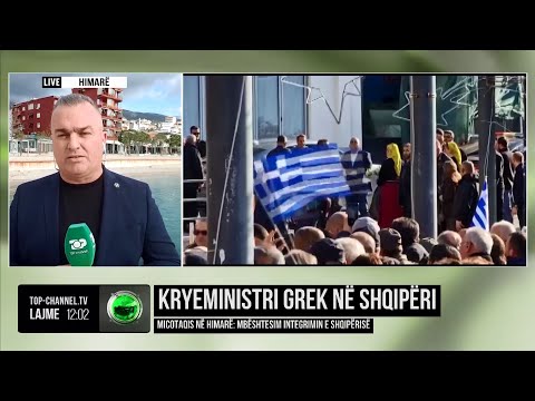 Top Channel/ Kryeministri grek vizitë në jug të Shqipërisë