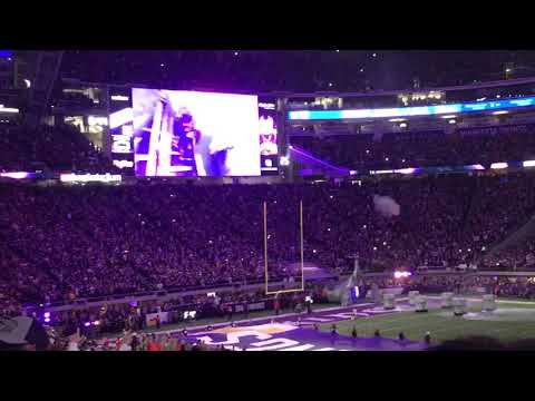 Minnesota Vikings skol chant + intros vs Saints | SNF
