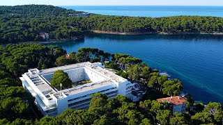 Hotel BELLEVUE, Mali Lošinj, CROATIA (drone view)
