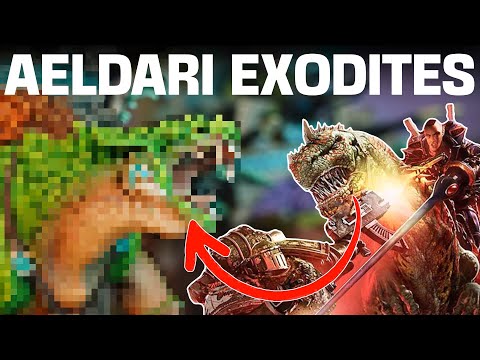 40K Lazer Dinosaurs in Space | We Got a Custom Made Aeldari Exodites Army!