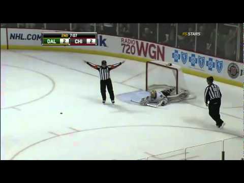 Viktor Stalberg Hits All 3 Posts on Penalty Shot 1/5/11 vs Dallas
