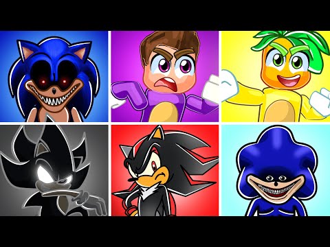 Alle GEHEIMEN SHIN SONIC Morphs in Roblox!