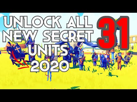TABS - HOW TO UNLOCK ALL SECRET UNITS - NEW!!! 31 SECRET UNITS for 2020