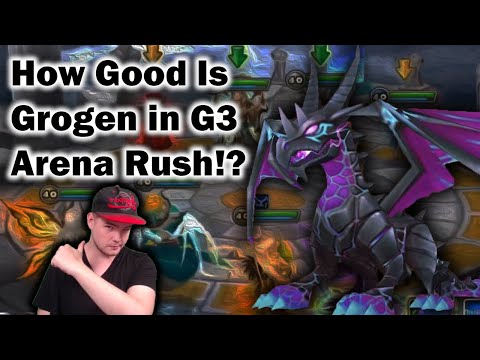 How Good Is Grogen (Dark Dragon) in G3 Arena Rush?! - Summoners War