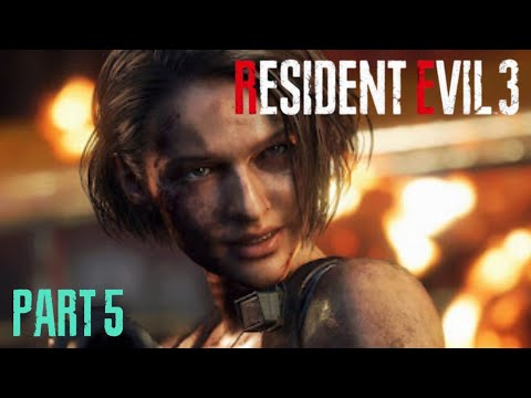 Resident Evil 3 Remake Gameplay Walkthrough Part 5 - NEMESIS BOSS FIGHT SECOND FORM 