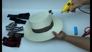 Attaching hat band