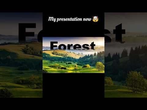 forest presentation  #powerpoint #skills #design  #powerpointpresentation