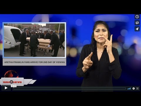 Aretha Franklin fans arrive for 2nd day of viewing (ASL - 8.29.18)