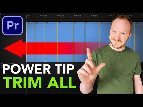 Trim multiple clips in Adobe Premiere Pro