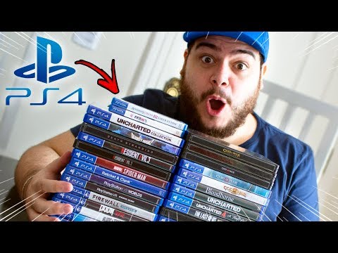 Minha COLEÇÃO de jogos de Playstation 4!