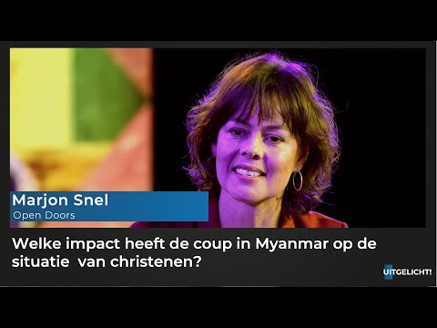 Uitgelicht! 11 februari 2021 - Marjon Snel (Open Doors) over de situatie in Myanmar