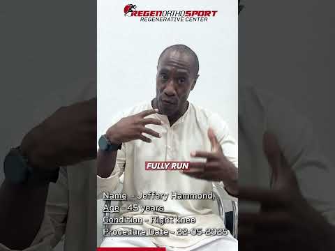 Stem Cell Therapy Using Bone Marrow Concentrate 16 Video 5