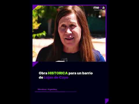 Nuevas obras en Barrio Luján, Avances en infraestructura en Cuyo #lujándecuyo