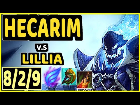 KREOX (HECARIM) vs LILLIA - 8/2/9 KDA JUNGLE CHALLENGER GAMEPLAY - EUW