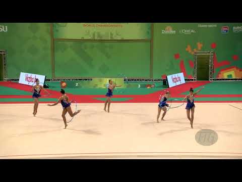 Brazil (BRA) - 2022 Rhythmic Worlds, Sofia (BUL) - Qualifications 5 Hoops