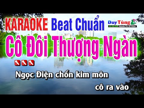 Karaoke || Cô Đôi Thượng Ngàn - Beat Chuẩn ( Nhẹ Nhàng Dễ Hát)  Nhạc Sống Duy Tùng