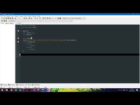 C Tutorial Using While Loop For Menu