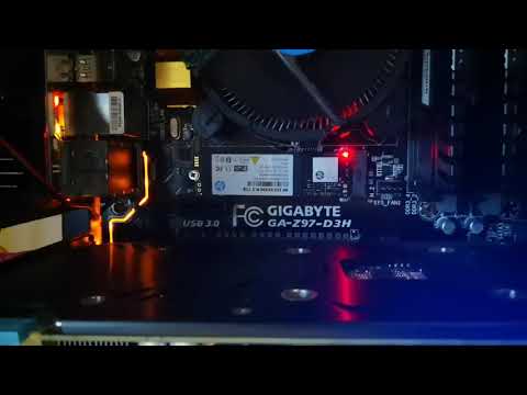 Faulty SSD... HP SSD Ex900 M.2 1tb flashing LED