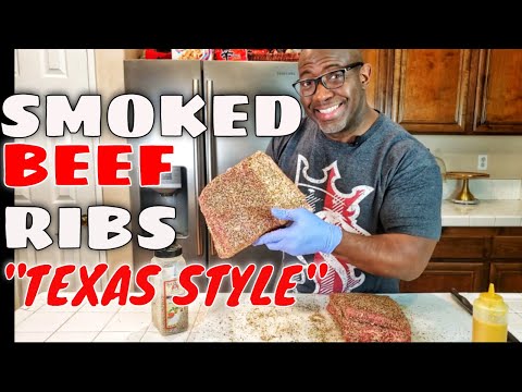 Smoked beef rib Texas style | Dino Ribs #ForScience...