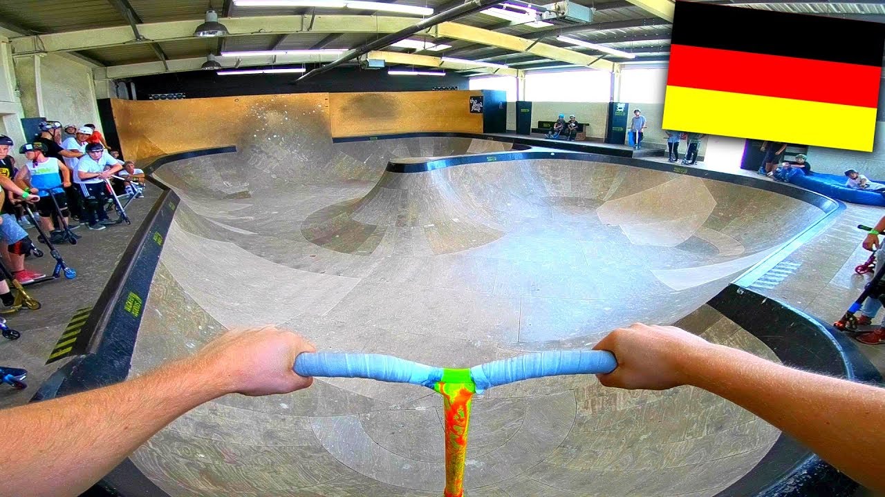 Germany’s best indoor bowl on scooter