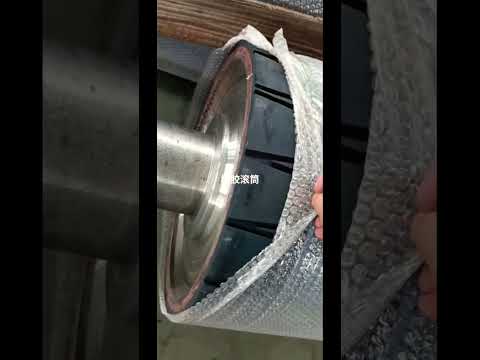 滚筒包胶，各种橡胶制品都能做 #机械工业 #矿山机械 #橡胶制品